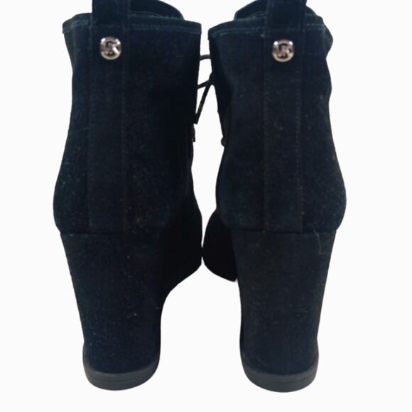FS2124 EUC $160 Michael Kors Tamara Wedge Booties size 9M - Picture 9 of 10